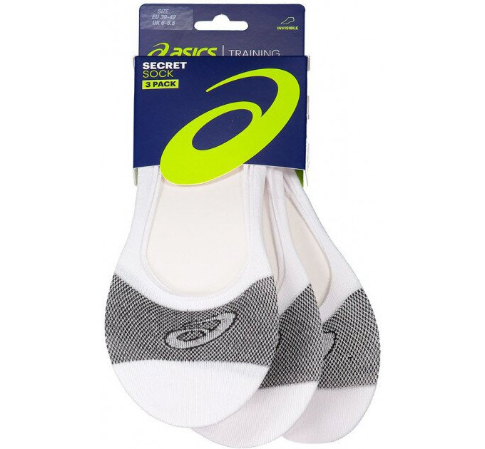 Шкарпетки Asics Secret Sock 3-pack 39-42 white 3033A394-100