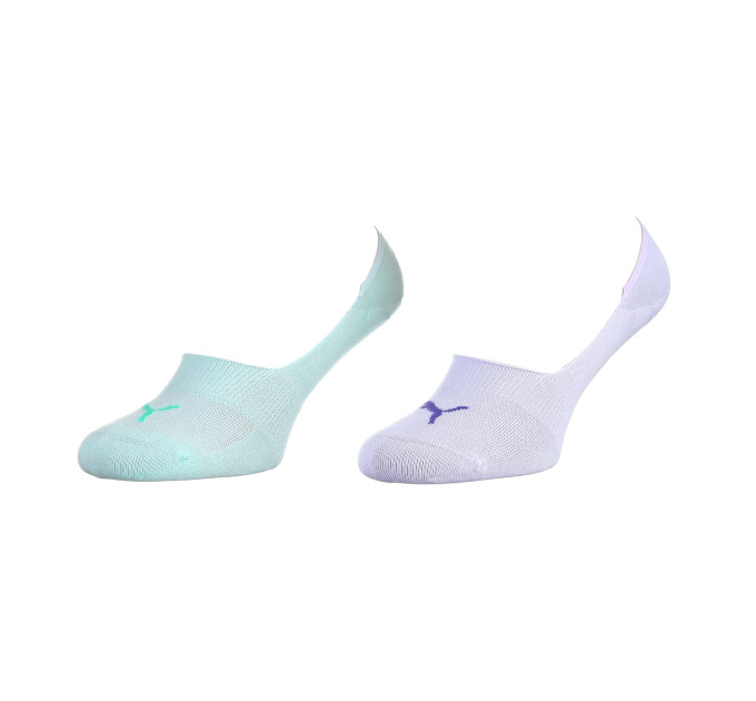 Шкарпетки Puma Footie Unisex 2-pack 39-42 light green/light green/light purple 141011001-004