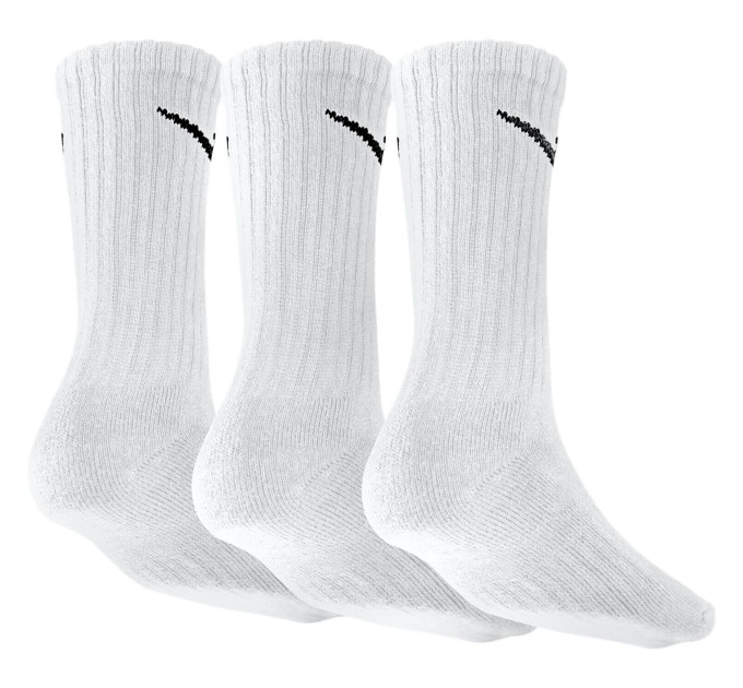 Шкарпетки Nike 3-pack 46-50 white SX4508-101
