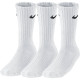 Шкарпетки Nike 3-pack 46-50 white SX4508-101 Шкарпетки Nike 3-pack 46-50 white SX4508-101