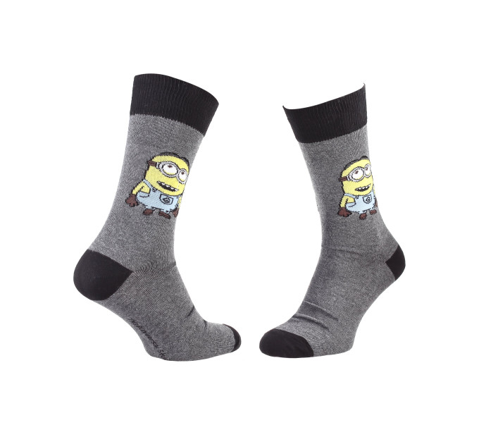 Шкарпетки Minions Minions Socks 1-pack 43-46 light gray 93153667-1