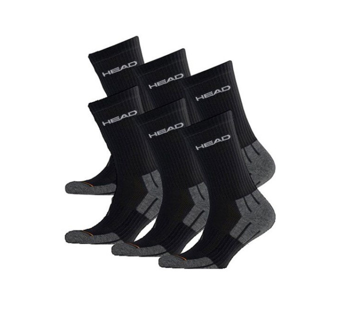 Шкарпетки Head Performance Crew 3-pack 35-38 black 741020001-200