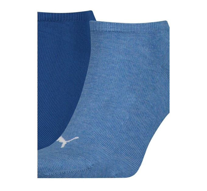 Шкарпетки Puma Unisex Sneaker Plain 3-pack dark blue/blue — 261080001-001
