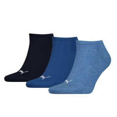 Шкарпетки Puma Unisex Sneaker Plain 3-pack dark blue/blue — 261080001-001 Шкарпетки Puma Unisex Sneaker Plain 3-pack dark blue/blue — 261080001-001