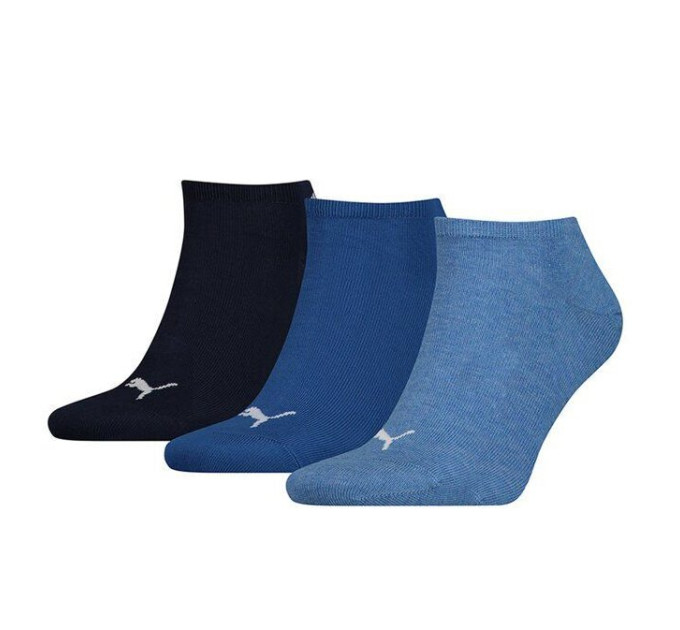 Шкарпетки Puma Unisex Sneaker Plain 3-pack dark blue/blue — 261080001-001 Шкарпетки Puma Unisex Sneaker Plain 3-pack dark blue/blue — 261080001-001