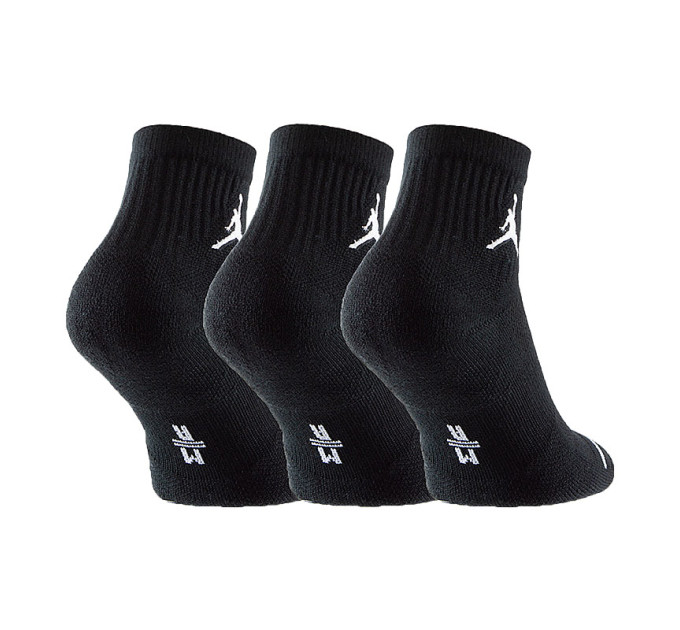 Чоловічі Шкарпетки Jordan U J EVERYDAY MAX ANKL 3PR Чорний 34-38 (SX5544-010 34-38)