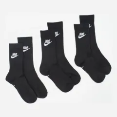 Набір шкарпеток Nike Everyday Essential Черный 3 пари (38-42) M (DX5025-010)