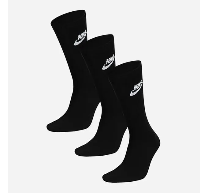 Набір шкарпеток Nike Everyday Essential Черный 3 пари (38-42) M (DX5025-010)