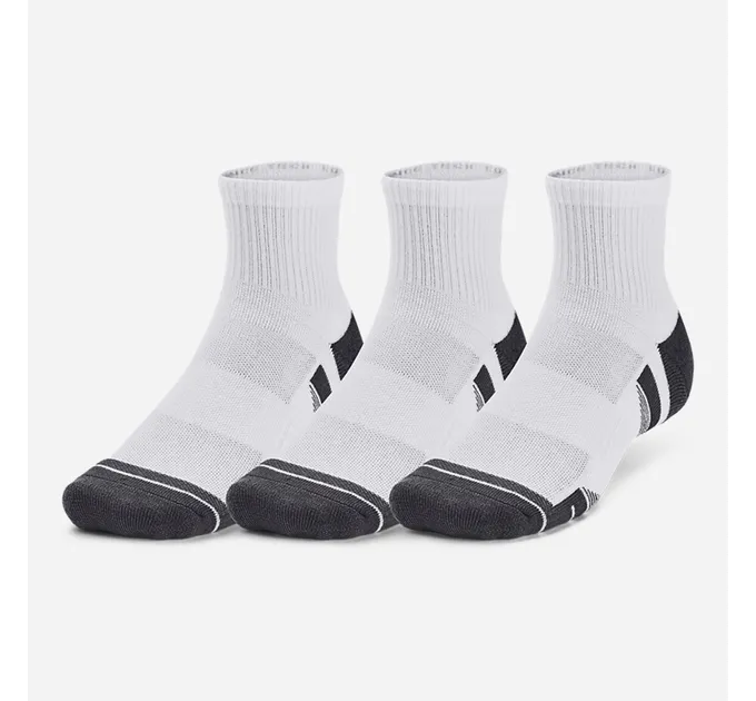 Шкарпетки UA Performance Tech 3pk Qtr Білий Уні L (1379510-100 L)