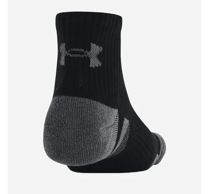 Шкарпетки UA Performance Cotton 3p Qtr Чорний Уні M (1379528-001 M)
