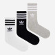 Шкарпетки Adidas CREW SOCK 3STR білий сірий, чорний Уні (37-39) IL5023 37-39