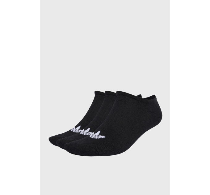 Чоловічі Шкарпетки Adidas TREFOIL LINER 3P Чорний 39-42 (S20274 39-42)