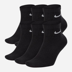 Чоловічі Шкарпетки Nike U NK EVERYDAY CUSH ANKLE 6PR-BD чорний Жін 34-38 SX7669-010 34-38