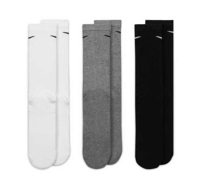 Чоловічі Шкарпетки Jordan U NK EVERYDAY PLUS CUSH CREW білий, чорний, сірий Чол 38-42 SX6888-964 38-42