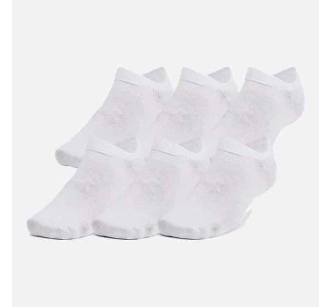 Шкарпетки UA Essential No Show 6pk Білий Уні S (1382611-100 S)