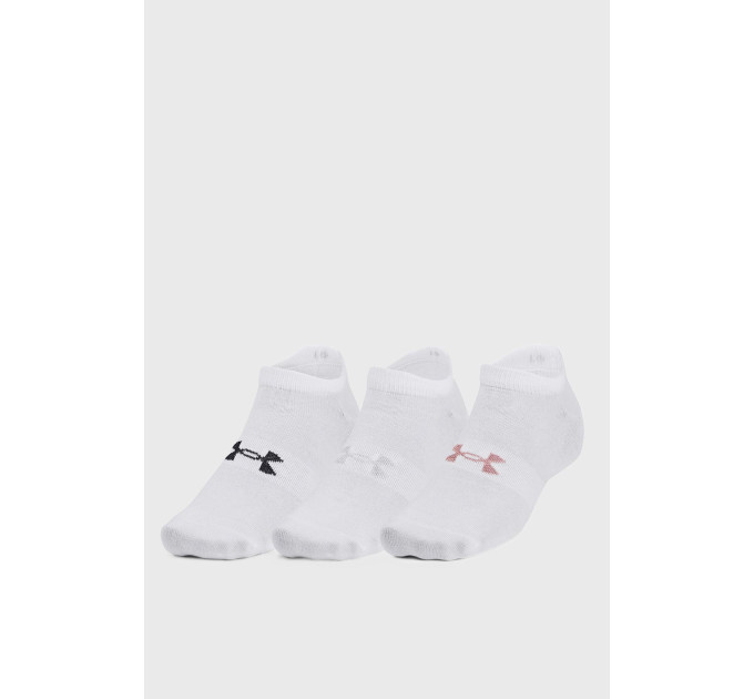Шкарпетки UA Essential No Show 3pk Білий Уні M (1361459-100 M)
