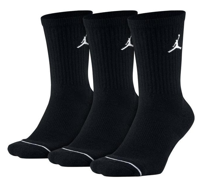 Чоловічі Шкарпетки NIKE U J ED CUSH POLY CREW 3PR 144 чорний Уні L DX9632-010 L