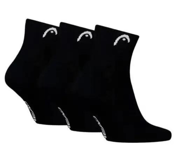 Чоловічі Шкарпетки Head ALL SPORTS TRAINING QUARTER 3P чорний Чол 39-42 701229017-001 39-42