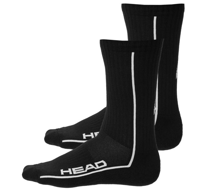 Чоловічі Шкарпетки Head ALL SPORTS PERFORMANCE CREW 2P чорний Чол 43-46 701229020-001 43-46