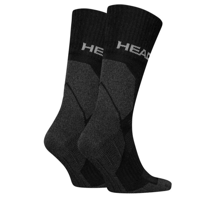 Чоловічі Шкарпетки Head HIKING ALL CLIMATES CREW 2P чорний Чол 39-42 701229024-001 39-42