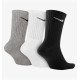 Шкарпетки Nike 3-pack black/gray/white — SX4508-965