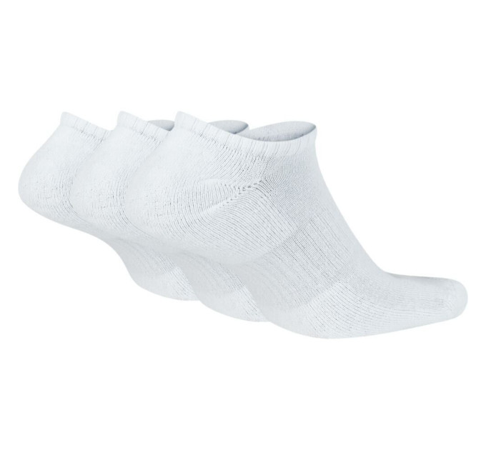 Шкарпетки Nike Everyday Cushion No Show 3-pack 34–38 white SX7673-100