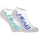 Шкарпетки Head PERFORMANCE SNEAKER 2P UNISEX Мультиколор; Білий; Сірий 39-42 (791018001-003)