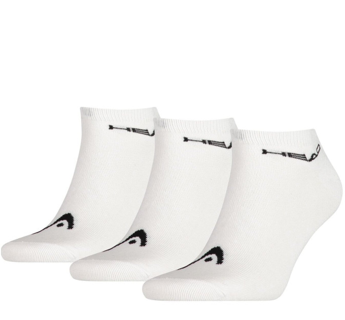 Шкарпетки Head Sneaker Unisex 3-pack 35-38 white 761010001-300 Шкарпетки Head Sneaker Unisex 3-pack 35-38 white 761010001-300