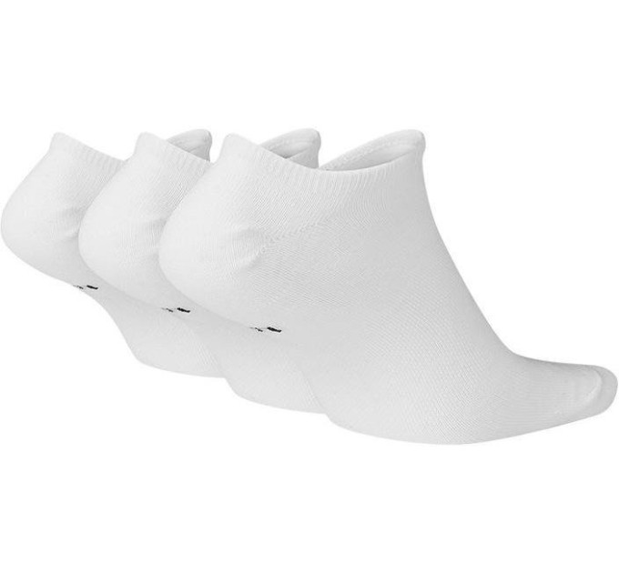 Шкарпетки Nike No Show Everyday Essential 3-pack 46-50 white SK0111-100