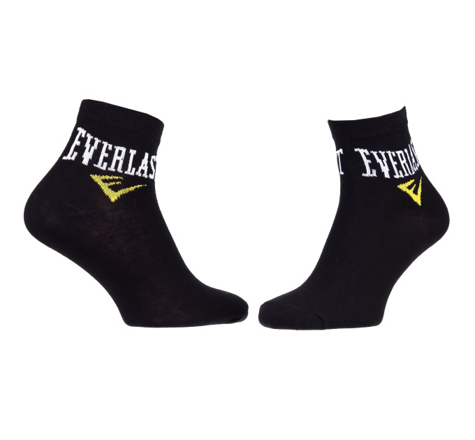 Шкарпетки Everlast Quarter Socks 3-pack 35-40 black 179013