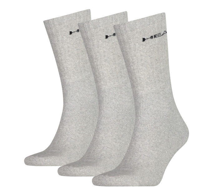 Шкарпетки Head Crew Unisex 3-pack 35-38 gray 771027001-400