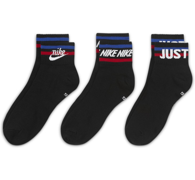 Шкарпетки Nike Nsw Everyday Essential An 3-pack 46-50 black DA2612-010
