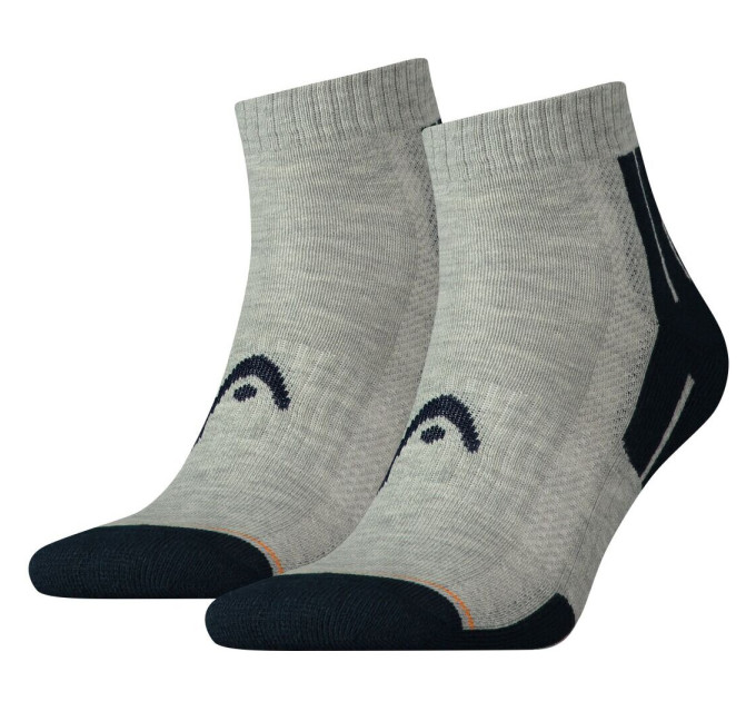 Шкарпетки Head Performance Quarter 2-pack 35-38 gray/blue 741018001-650 Шкарпетки Head Performance Quarter 2-pack 35-38 gray/blue 741018001-650