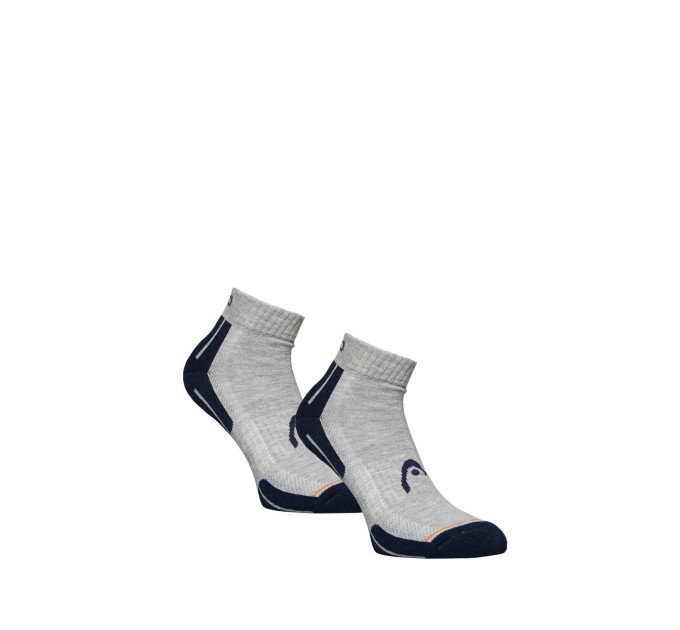 Шкарпетки Head Performance Quarter 2-pack 35-38 gray/blue 741018001-650