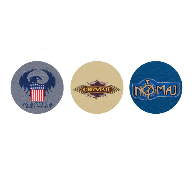Шкарпетки Fantastic Beasts Macusa 3-pack 36-40 gray/mustard/blue