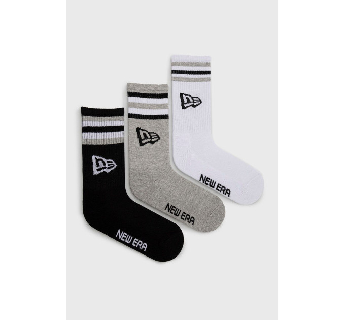 Чоловічі Шкарпетки New Era RETRO STRIPE CREW SOCKS MCOL Різнокольоровий 39-42 (7d13113629 39-42)