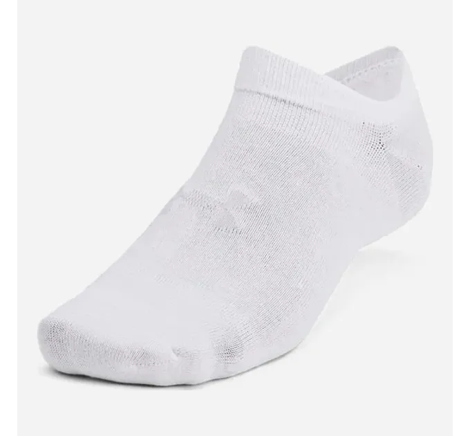 Шкарпетки UA Essential No Show 6pk Білий Уні M (1382611-100 M)