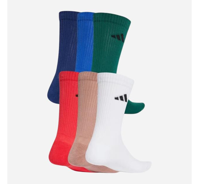 Шкарпетки Adidas CUSHIONED CREW SOCKS 6P мультиколор Уні XL (46-48) JP1717 XL (46-48)