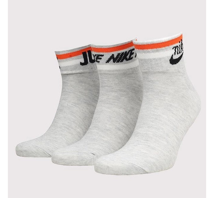 Чоловічі Шкарпетки Nike U NK NSW EVERYDAY ESSENTIAL AN 3PR сірий Уні 38-42 DX5080-050 38-42 Чоловічі Шкарпетки Nike U NK NSW EVERYDAY ESSENTIAL AN 3PR сірий Уні 38-42 DX5080-050 38-42