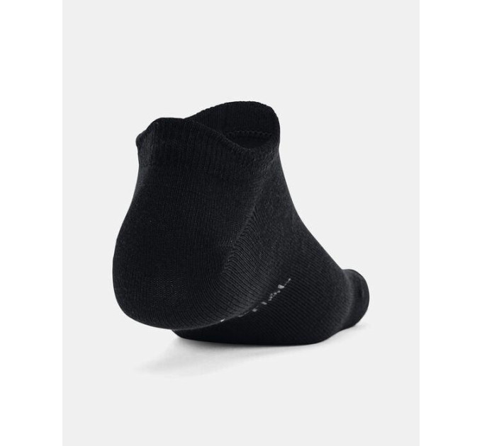 Шкарпетки UA Essential No Show 6pk Чорний Уні S (1370542-001 S)