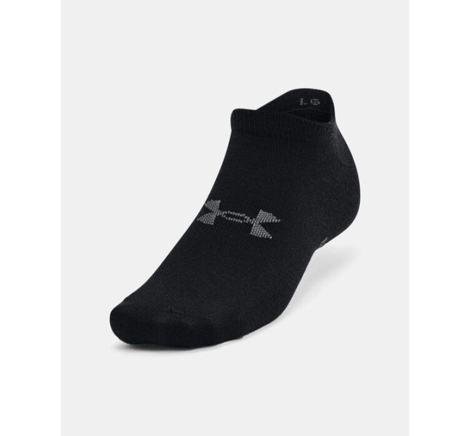 Шкарпетки UA Essential No Show 6pk Чорний Уні S (1370542-001 S)