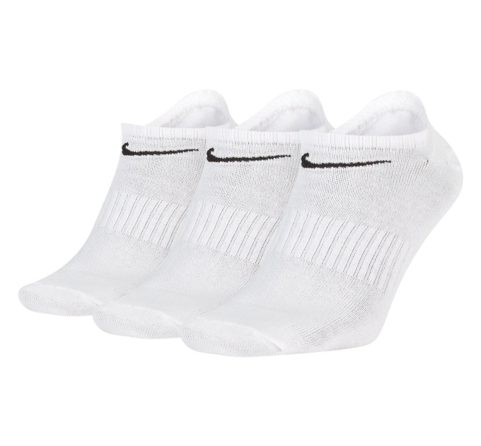 Шкарпетки Nike Everyday Lightweight No Show 3-pack 46-50 white SX7678-100 Шкарпетки Nike Everyday Lightweight No Show 3-pack 46-50 white SX7678-100