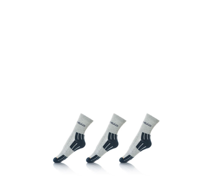 Шкарпетки Head Performance Short Crew 3-pack 35-38 gray/blue 741019001-650