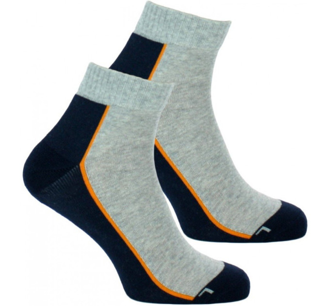 Шкарпетки Head Performance Quarter 2-pack 39-42 gray/blue 781009001-870