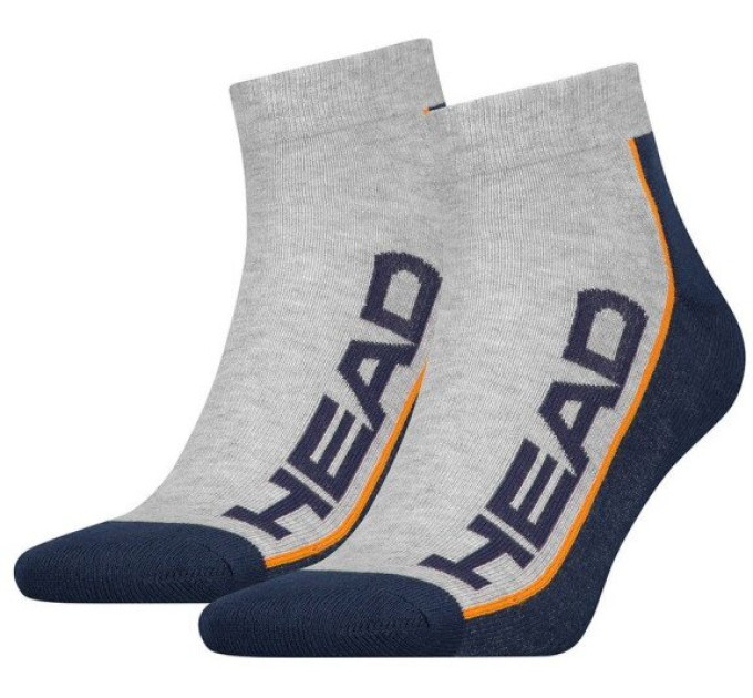 Шкарпетки Head Performance Quarter 2-pack 39-42 gray/blue 781009001-870