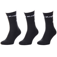 Шкарпетки Kappa Socks Logo Saboya 3-pack 35-38 black 304MT00-901
