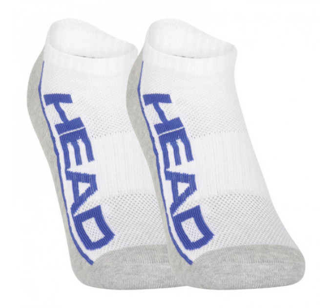 Шкарпетки Head PERFORMANCE SNEAKER 2P UNISEX Мультиколор; Білий; Сірий 43-46 (791018001-003 43-46)