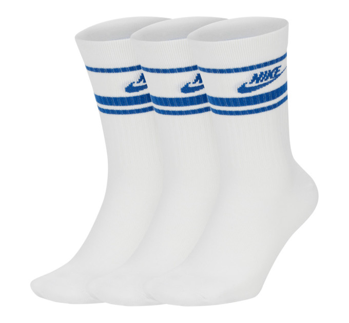Шкарпетки Nike Nsw Everyday Essential Cr 3-pack 38-42 blue/white DX5089-105 Шкарпетки Nike Nsw Everyday Essential Cr 3-pack 38-42 blue/white DX5089-105