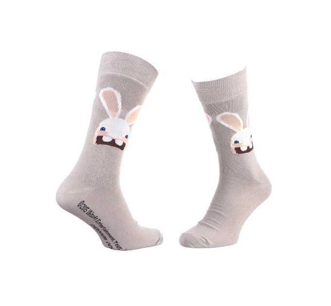 Шкарпетки Rabbids Invasion Rabbit Rabbit Head Rabbit 1-pack Бежевий 39-42 (93153261-6)