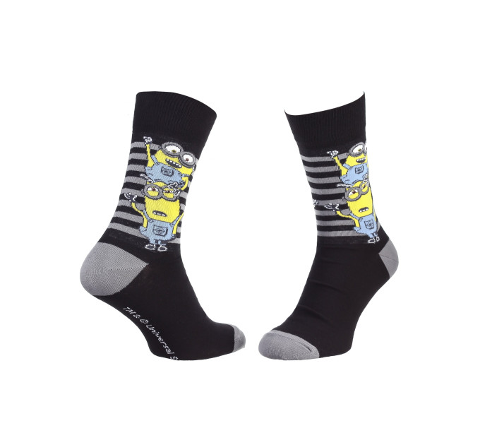 Шкарпетки Minions Minion Group 1-pack 39-42 black 93154967-3